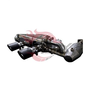 ท่อไอเสียคาตแบ็คสแตนเลสแบบมีวาล์วรุ่น Vortex สำหรับ Porsche 911 991.2 Carrera 3.0T ปี2015–2018พร้อมหม้อพัก - Product Image 6