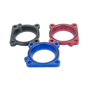 POYRACING ตัวเว้นระยะห่างของลิ้นปีกผีเสื้ออะลูมิเนียมสีแดงสีฟ้าสีดำสำหรับโตโยต้า ซูบารุ รีโทฟิต อัพเกรด TBS21 - Product Image 2