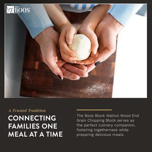 Gỗ Walnut cắt Board 18x18 -3 dày, 24-lb Reversible butcher khối với End-Grain & Finger Grips-Sản xuất tại USA - Product Image 6