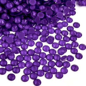 Blinginbox néon Fluorescence strass gros personnaliser SS6-SS30 Flatback strass pierres de cristal pour la fabrication de bijoux - Product Image 5