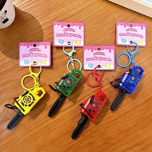Llavero de <span class=keywords><strong>motosierra</strong></span> de cuerda, juguete novedoso para la mochila, divertido llavero antiestrés para adolescentes y estudiantes - Product Image 2