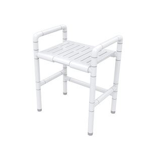 Chaise de douche avec accoudoirs en ABS pour équipement de sécurité de salle de bain - Product Image 1