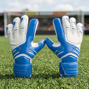 ถุงมือผู้รักษาประตูฟุตบอล Blue Eagle Sports Custom Logo  ยางลาเท็กซ์ที่ฝ่ามือ  ระดับมืออาชีพ  รองรับแรงกระแทกสูง  แบบ Negative Cut  สำหรับทุกเพศ - Product Image 2