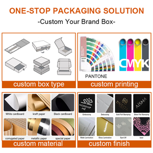 Bán buôn sang trọng gấp bàn phím hộp giấy tùy chỉnh bao bì sóng với logo dập nổi và Matt cán xốp lót - Product Image 4