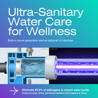 Machine de bain de glace tout-en-un avec filtration UV, conteneur de 400 L, plage de température de 0 à 42 degrés pour usage commercial