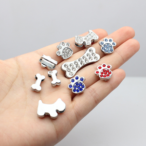 Vòng Tay Quyến Rũ Trượt Hình Chân Xương Thú Cưng Hình Chó Đính Đá 10Mm Vòng Tay Làm Vòng Cổ Thú Cưng Vòng Tay Móc Khóa Quà Tặng Phụ Kiện Tự Làm - Product Image 5