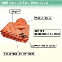 Bâche en PE personnalisée, légère et imperméable