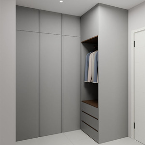 Armarios Modernos de Madera Blancos con Muebles Sencillos de Dormitorio Tamaño Personalizado <span class=keywords><strong>Puerta</strong></span> Corrediza para Sala de Estar para Niños Bebés Uso Doméstico - Product Image 2