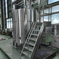 Machine à glace 500L Presse-agrumes à froid Chaudière à double paroi Cuve de mélange