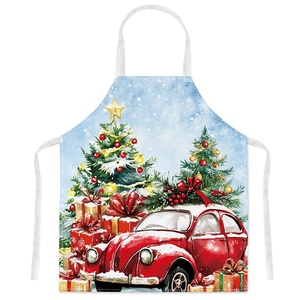 Delantales de Cocina Navideños, Ideales como Regalo para <span class=keywords><strong>Adultos</strong></span> y Niños, Delantal de Cocina con Estampado de Dibujos Animados, Transpirable y Antimanchas - Product Image 5