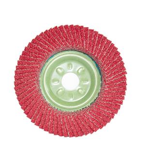 Disque de ponçage personnalisable en acier inoxydable et nylon de type 100, épaisseur 1,2 mm, avec revêtement métallique, support OEM, disque abrasif à sable rouge - Product Image 4