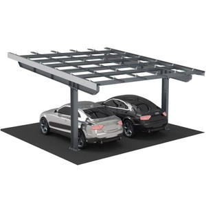 Structures de support de carport solaire au sol Système PV monté pour carport de voiture Système de montage solaire <span class=keywords><strong>Parking</strong></span> pour voiture - Product Image 1