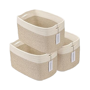 <span class=keywords><strong>Cesto</strong></span> per portagioie quadrato moderno in tessuto intrecciato <span class=keywords><strong>cesto</strong></span> per biancheria elegante per il cambio del bambino - Product Image 1