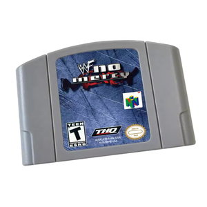 ตลับวิดีโอ<span class=keywords><strong>เกม</strong></span> <span class=keywords><strong>WWE</strong></span> No Mercy สำหรับ Nintendo 64 ตัวเรือนสีเทา <span class=keywords><strong>เกม</strong></span>ยอดนิยม เวอร์ชั่น US NTSC สำหรับ Everdrive N64 อุปกรณ์เสริม<span class=keywords><strong>เกม</strong></span> - Product Image 4