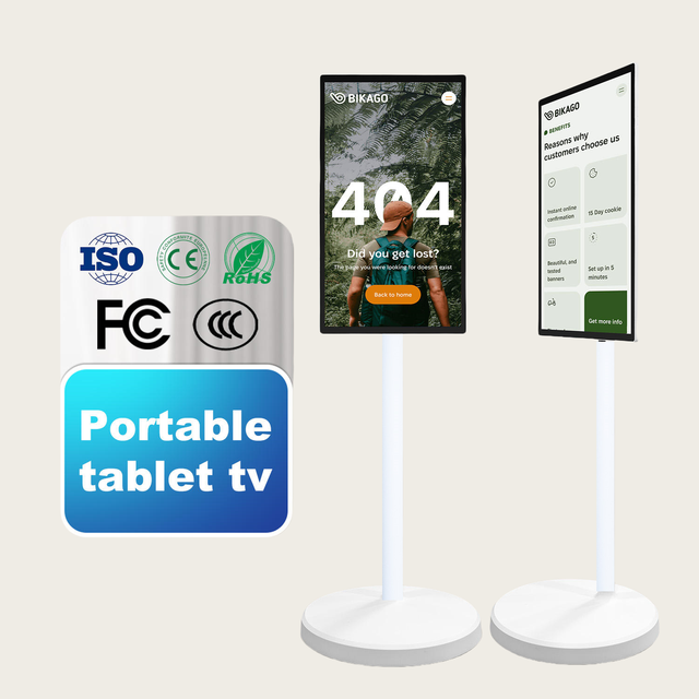 Jcpc Smart TV 27 32 Inch 1080hp Display Usb Interface Battery Powered Android Lcd Monitor Portable Smart Tv 4K Screen