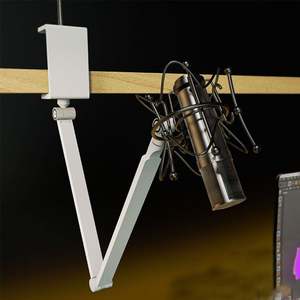 Profesyonel makas mikrofon Boom kol standı OEM ağır masa Mic tutucu radyo stüdyo <span class=keywords><strong>Podcast</strong></span> ve oyun için Ideal - Product Image 4