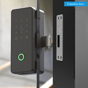 Serratura Biometrica Tuya Senza Foratura con Impronta Digitale e Scheda Chiave per Porte Scorrevoli in Vetro da Ufficio - Controllo Accessi - Product Image 3