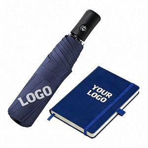 Luxury & Classic 3 Folding Sunshade for <b>Windproof</b> Business Promo Gift Advertising <b>Umbrella</b> With Logo Custom Promotional Gifts - Product Image 1