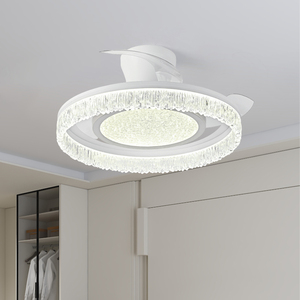 Fabricants de lampes de ventilateur furtif nordique ventes directes de plafonniers intelligents à grand vent chambre à coucher domestique - Product Image 2