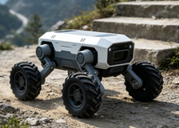 Robot quadrupède à roues