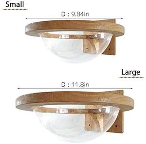 Sechseckige Form Wand-Katzen bett Space Capsule Travel Holz druck Haustier betten & Holz Katzen haus Bett matten Zubehör - Product Image 3