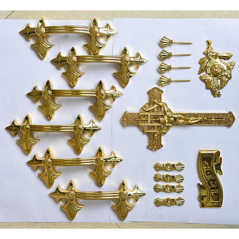 H9001 новый деревянный шкатулка, аксессуары погребальные, мощный пластиковый набор ручек для шкатулки