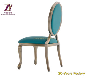 Sillas de comedor de aluminio modernas personalizadas para hoteles, escuelas, bodas, uso interior al por mayor con hebillas para banquetes - Product Image 5