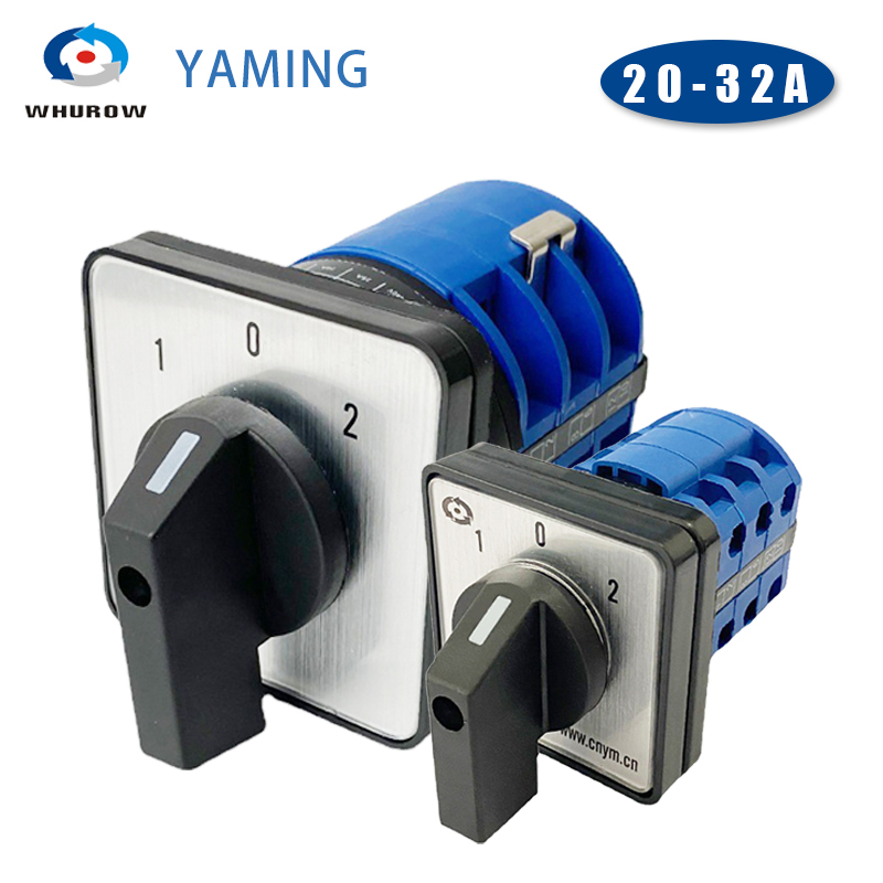 BKUANE D11-25 Roterende schakelaar selector 25A 1 Fase 2 Positie 4