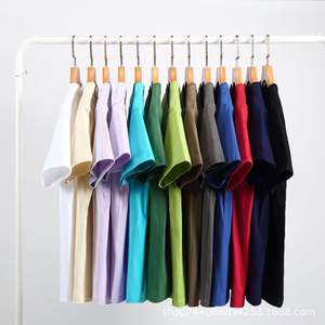 男士休闲宽松短袖圆领 <span class=keywords><strong>T</strong></span> 恤 涤棉混纺 250 克面料重量 防起球 数码印花 - Product Image 6