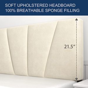 Offre Spéciale plate-forme rembourrée à cadre de <span class=keywords><strong>lit</strong></span> <span class=keywords><strong>complet</strong></span> à lattes de bois modernes et solides avec tête de <span class=keywords><strong>lit</strong></span> - Product Image 3