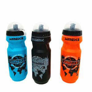 Simeke Sport <b>Water</b> <b>Bottle</b> 650Ml Lightweight Plastic Cycling <b>Bottle</b> Blue <b>Black</b> Orange Silk Screen Printing - Product Image 3