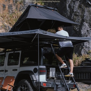Tente de toit automatique pour voitures, installation rapide, abri de <span class=keywords><strong>camping</strong></span> imperméable avec fenêtres panoramiques - Product Image 5