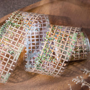 1 rouleau de ruban adhésif Vine Scramble Series European Vintage Floral Plant Layering Collage Tape for Scenery Design - Product Image 3