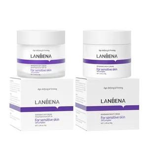 LANBENA best whitening retinol cream for face make-up base daily skincare essence anti acne 24k gold face cream