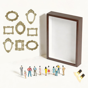 Kit de fabrication DIY : Mini-musée, boîte à souvenirs, <span class=keywords><strong>cadre</strong></span> à ombres pour commémorer nos proches, cadeau de Saint-Valentin - Product Image 2