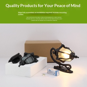 Lampe murale en aluminium imperméable <span class=keywords><strong>de</strong></span> style rétro européen et américain, simple, pour l'intérieur, le <span class=keywords><strong>salon</strong></span>, le balcon, le <span class=keywords><strong>jardin</strong></span> et la cour - Product Image 4