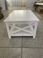 Table basse nordique table basse bon marché avec table d'appoint design X pour salon