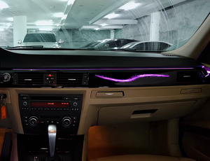 Intérieur de voiture SJC pour BMW Série <span class=keywords><strong>3</strong></span> (E90) modèles 2005-2012, éclairage ambiant automatique à LED rotatif 64 couleurs, style symphonie galaxie - Product Image 4