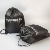 Sac à dos de sport en polyester 210D avec logo imprimé personnalisé de qualité supérieure Sacs de sport avec cordon de serrage en nylon
