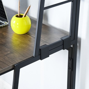 Bàn Gấp Máy Tính Xách Tay Với <span class=keywords><strong>Hutch</strong></span> Đầy Đủ Lắp Ráp Máy Tính Xách Tay PC Bàn Nhỏ Tiết Kiệm Không Gian - Product Image 3