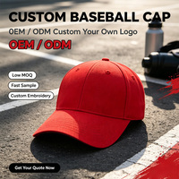 Casquettes vierges 6 panneaux de qualité supérieure avec logo personnalisé, casquettes de baseball en coton brodé, casquettes de sport, chapeaux de golf