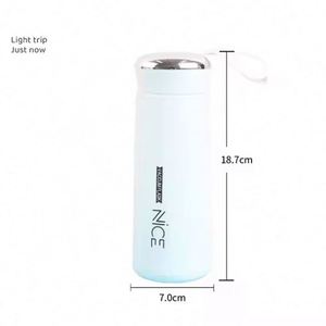 Bouteille d'eau personnalisée avec logo, jolies tasses de voyage, gobelets de randonnée et de sport pas chers, bouteille d'eau en verre mignonne pour enfants et écoliers, cadeau idéal - Product Image 2