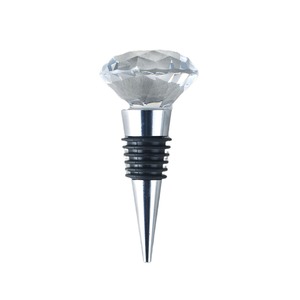 Diamond <b>Wine</b> <b>Stopper</b> Crystal Metal Seal For Bottle Preservation Gift - Product Image 5