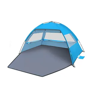 Customized Sun Protection Automatic Tent Beach Sun Shelter Instant Pop Up Tent Beach Tent