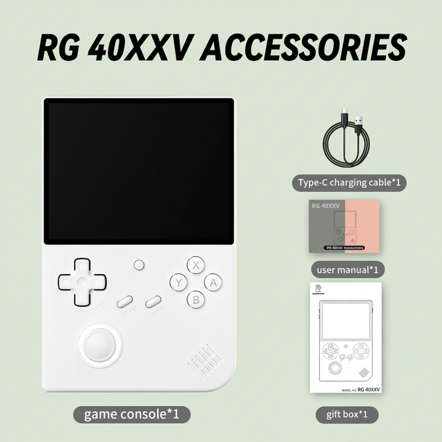 Anbernic RG40XX V New Release Video Game Console 16 Million RGB Lighting Effects Multimedia Features Dual Card Slots Wi-Fi