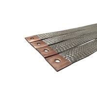 Fil tressé en cuivre 6AWG de 1 mètre pour système de mise à la terre automobile, fil en cuivre tressé circulaire, fil flexible