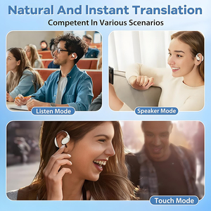 Auriculares de Traducción en Tiempo Real con IA VTrans-18 OWS <span class=keywords><strong>3</strong></span> en <span class=keywords><strong>1</strong></span>, Compatibles con Traducción de Fotos, Equipo de Traducción para Viajes y Negocios - Product Image 3