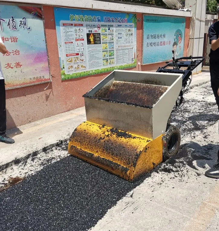 Haohong fábrica de pavimentação, 25cm-1 metro de largura asphalto mini máquina de pavimentação para venda
