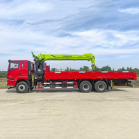 Grue montée sur camion Shacman 6*4 Zoomlion 14 tonnes à bras télescopique multifonctionnel, vente directe d'usine