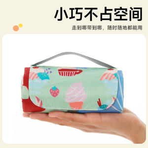 Tapis de pique-nique personnalisé Yisidan 150x100cm, léger, en nylon, pour le camping en plein air, imperméable, pour plusieurs personnes - Product Image 4